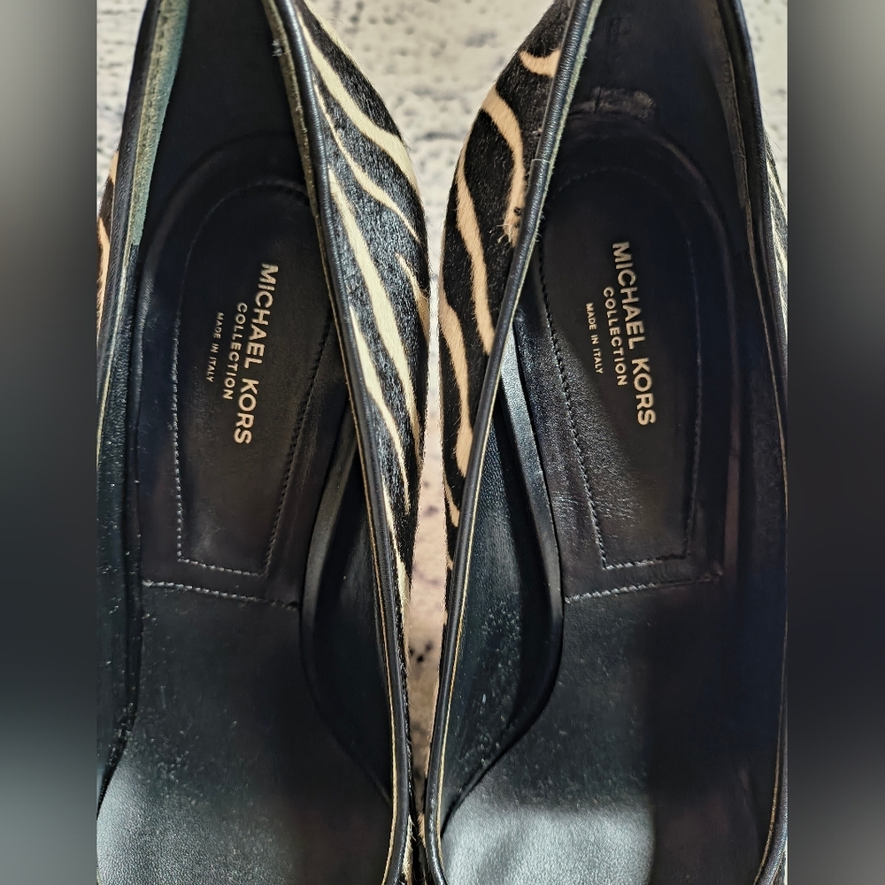 $695 NIB Michael Kors Collection Muse Runway Pumps Women's Size IT 39 US 9 - Picture 6 of 10